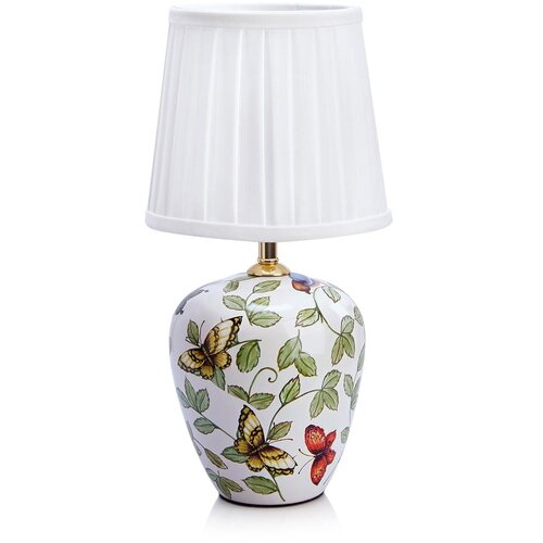 Markslöjd Bijela stolna lampa s tekstilnim sjenilom (visina 33 cm) Mansion &ndash; Cijene