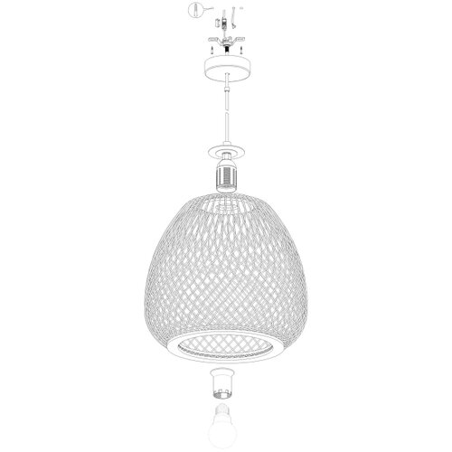 Eglo Dembleby Viseča svetilka (Vi&amp;scaron;ina: 110 cm) Slike
