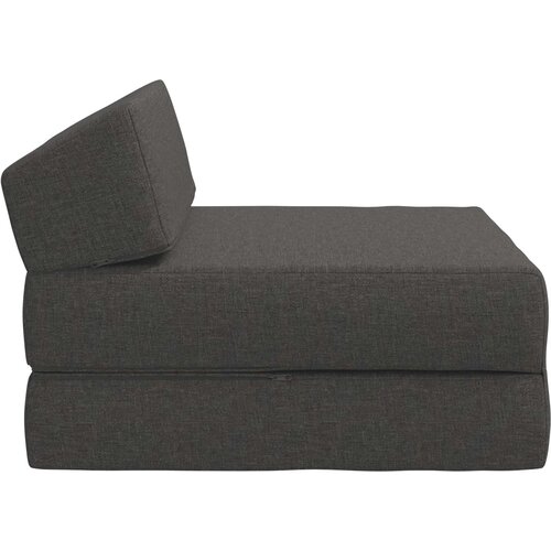 SOFA na razvlačenje Tamnosiva 60 x 70 x 41 cm Tkanina Slike