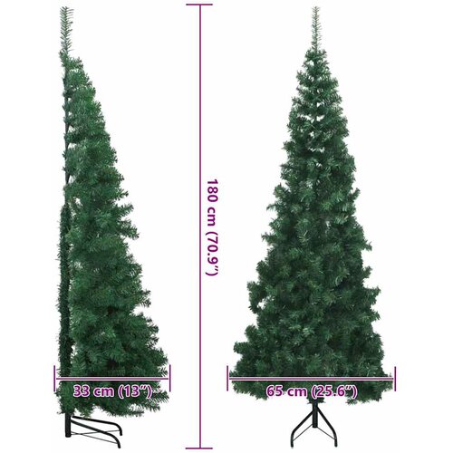  Korner Umjetno Božićno Drvo Zelena 180 cm PVC i metal Slike