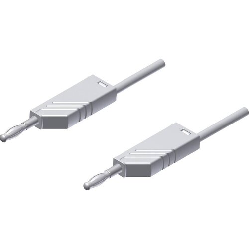 SKS Hirschmann 4mm PVC-test lead\, on both sides stackable plugs\, 2\,5mm&sup2;\, 200 cm Merilni kabel 2m bela\, MLN 200/2\,5 934066107, (20423136) Cene
