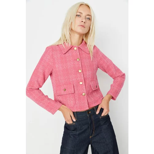 Trendyol Pink Pocket Detailed Jacket