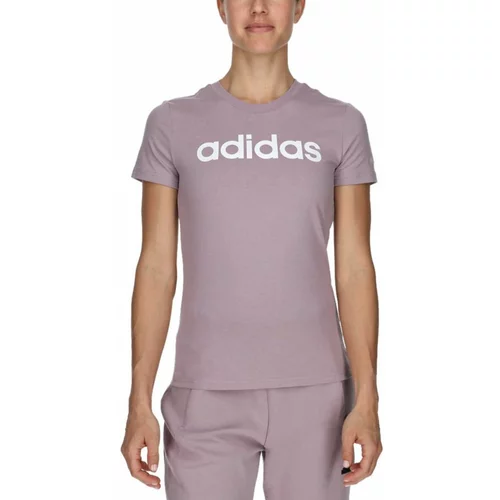 Adidas Majica Essentials Logo IS2097 Vijolična Slim Fit