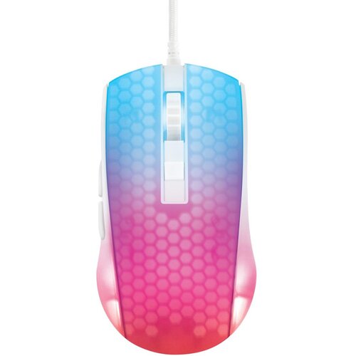 DELTACO GAMING Mi&amp;scaron; WM87 Polu-transparenten RGB Ultralag, USB, BELA Slike