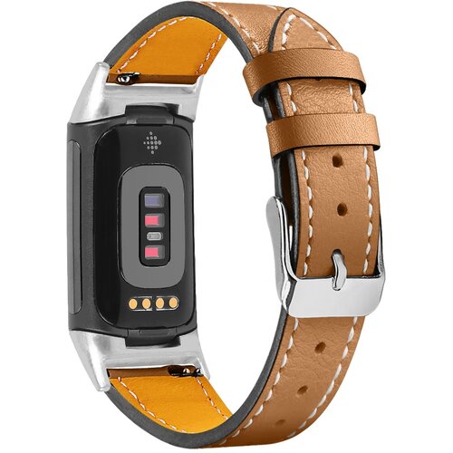 INF fitbit charge 5 zapestnica iz pravega usnja rjava, (21264833) Cene