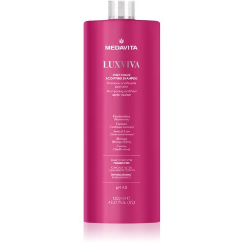 Medavita LUXVIVA Post Color Acidifying hidratantni &amp;scaron;ampon za obojenu kosu 1250 ml Slike