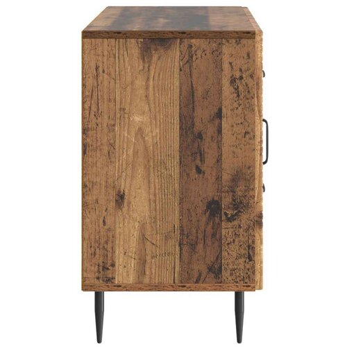  Kreveta Staro drvo 89 x 34 5 x 60 cm Konstruirano drvo - Staro drvo Slike