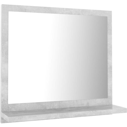  Kupaonsko ogledalo boja betona 40x10,5x37 cm konstruirano drvo Slike