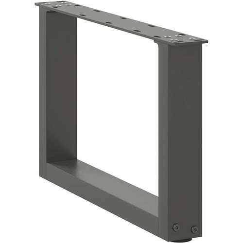  Noge za stolić U-oblika 2 kom antracit 50x(30-31) cm čelik Slike