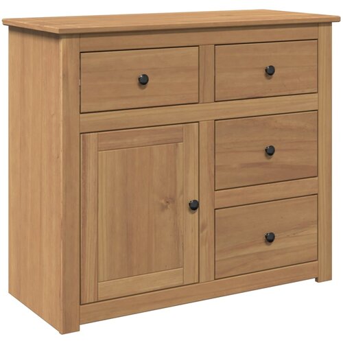 Maison Chic Komoda - Predalnik s predali Panama 93x40x80 cm trdna borovina, (21721493) Slike