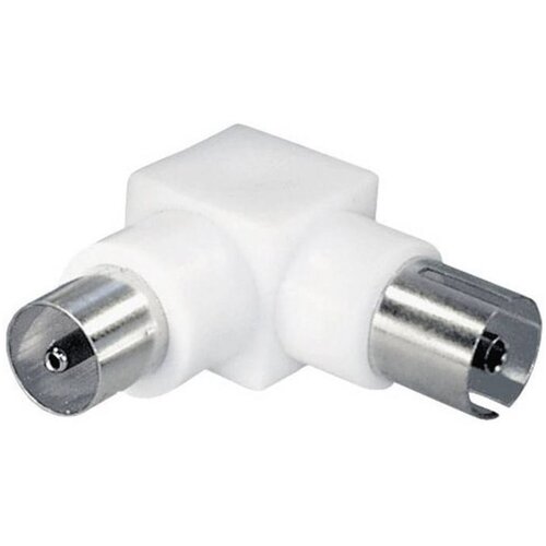 G&bl antenski konektor adapter (9.5mm mu&scaron;ki na ženski, 90&deg; kutni, bijeli) Cijene
