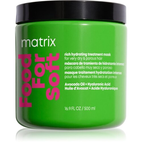 Matrix Food For Soft Rich Hydrating Treatment Mask maska za kosu suha kosa 500 ml za ženske Slike