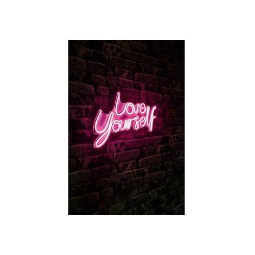 WALLXPERT dekorativna plastična led rasveta love yourself pink Cene
