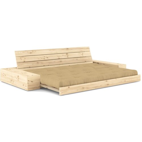 Karup Design Gorčično rumena raztegljiva sedežna garnitura 244 cm Base &amp;ndash; Slike