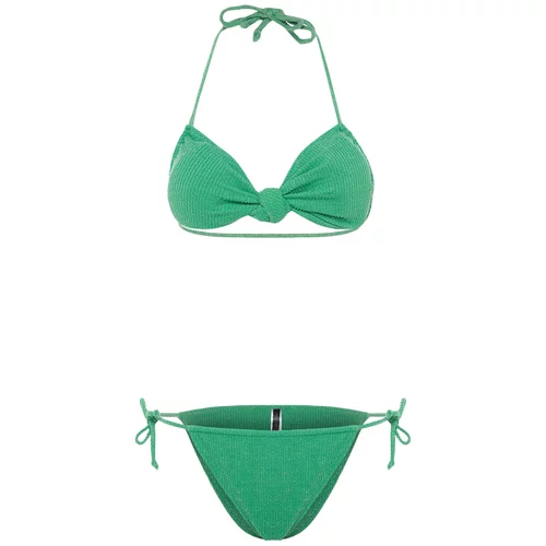Trendyol Bikini Set - Green - Plain