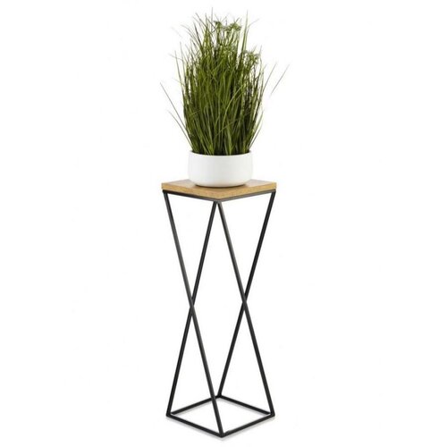  Stalak za cveće LOFT 70x24 cm crna/smeđa Cene