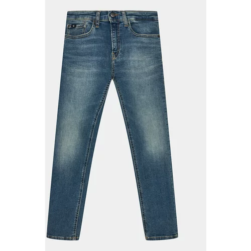 Calvin Klein Jeans Jeans hlače IB0IB01912 Modra Slim Fit