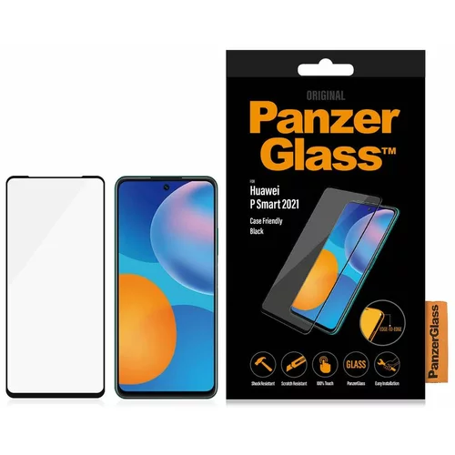Panzerglass zaštitno staklo za Huawei P smart 2021 case friendly black