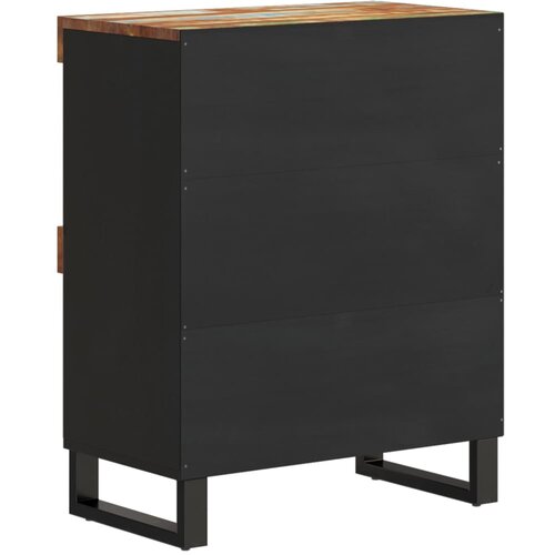  Bočni ormarić 60 x 33 x 75 cm od masivnog obnovljenog drva Slike