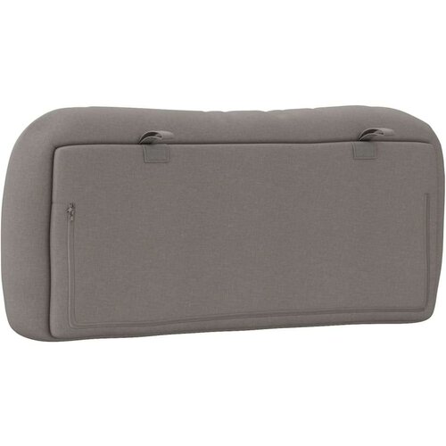 vidaXL Vzglavna stranica taupe 90 cm blago Cene