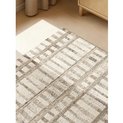Vikosa Kremno bela ročno tkana volnena preproga 120x180 cm Boho 1.0 Linara &amp;ndash; Slike