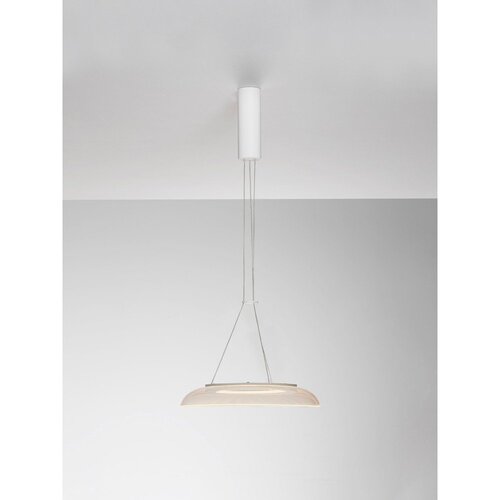 Nova Luce Mat bijela LED viseća svjetiljka aluminijska sa sjenilom od akrilnog stakla &amp;oslash; 40 cm Mantle &amp;ndash; Slike
