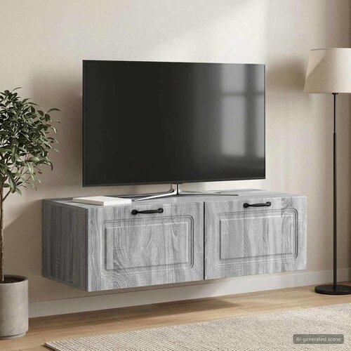  ormar za zid Siva sonoma 98 x 41 x 30 cm Konstruirano drvo Cijene