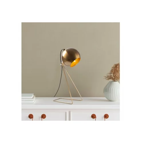 Opviq Namizna svetilka v bakreni barvi s kovinskim senčnikom (višina 45 cm) Mixed –