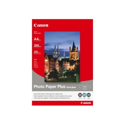 Canon fotopapir SG-201, A4, 260 g/m2 - 20 kos Cene