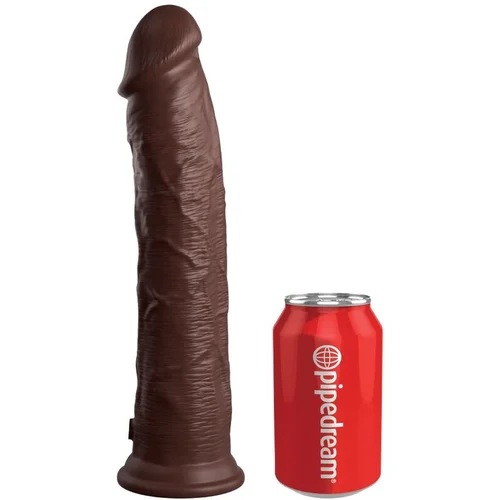 King Cock ELITE - REALISTIC SILICONE DILDO 28 CM BROWN