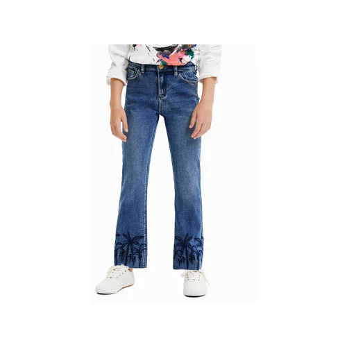 Desigual Jeans hlače 23SGDD06 Siva Regular Fit