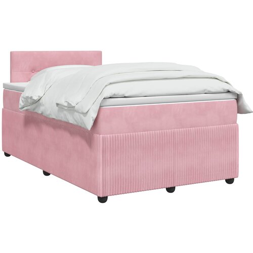  Boxspring krevet s madracem Ružičasta 120 x 190 cm Bar&amp;scaron;un Slike