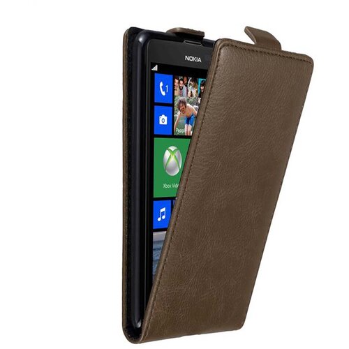 Cadorabo Ohi&scaron;je, združljivo z Nokia Lumia 625 v kava rjava - Za&scaron;čitni ovitek v obliki flipa z magnetnim zapiranjem, (20562781) Cene