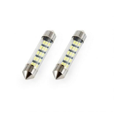 Amio avto led sijalka festoon C5W 12V 39mm 3014 15 led 2 kosa Slike