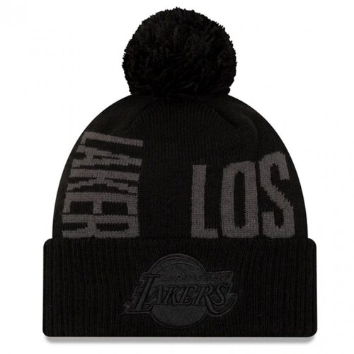 New Era Los Angeles Lakers 2019 Tip Off Black Tonal zimska kapa Slike