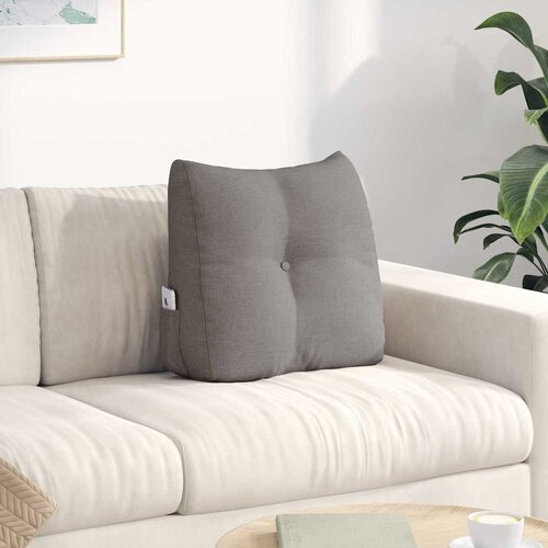 vidaXL Poglavni vzglavnik Taupe 45 x 24 x 50 cm blago Cene