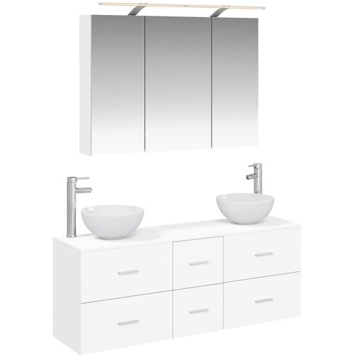  Set namje&scaron;taja za kupaonicu 4 pcs Bijela Cijene