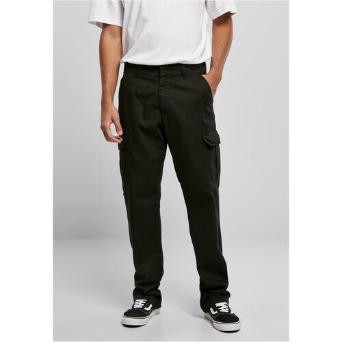 UC Men Straight Leg Cargo Pants - Black Slike