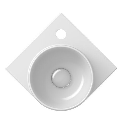 Ravak XJX01228000 Yard 28 x 28 cm kotni umivalnik z odprtino za armaturo Slike