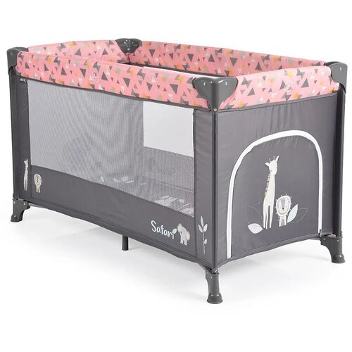 Moni Prenosivi krevetac Safari – Pink Cene