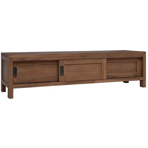  ormar 110 x 30 x 30 cm Čvrsto teak drvo Prirodna Cijene