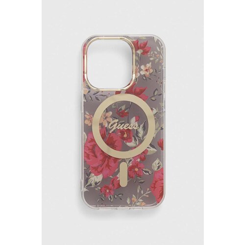 Guess Etui za telefon iPhone 14 Pro 6.1&amp;quot; zelena barva Slike