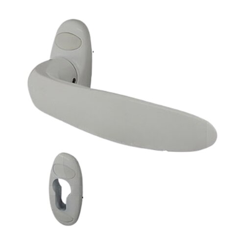 Dabel Kvaka rozeta za alu vrata 30/76/115/8/9mm RAL9016 /48042 Cene