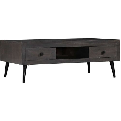 VidaXL Klubska mizica iz trdnega mangovega lesa 100x60x35 cm, (21752177) Slike