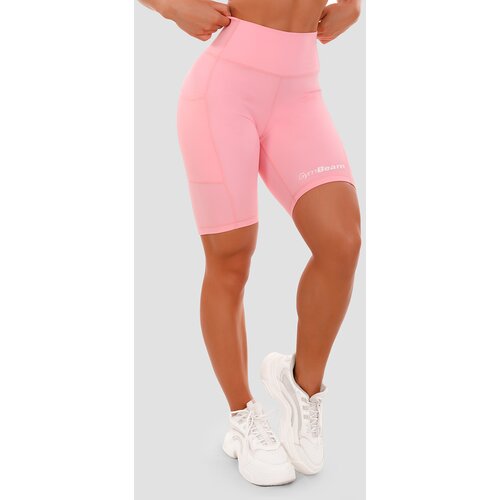 GymBeam ženski biciklistički šorc Pink Slike