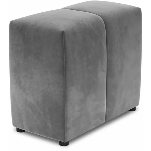 Cosmopolitan Design Sivo žametno naslonjalo za modularni kavč Rome Velvet - Cosmopolitan Design