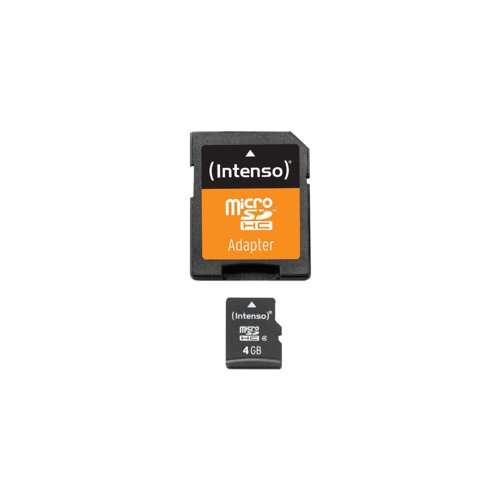 Intenso BULK-SDHCmicro-4GB/Class4+adapter Slike