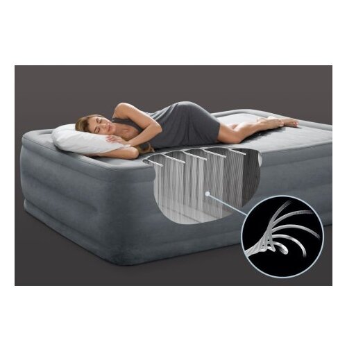 Intex krevet na napuhavanje dura-beam deluxe series comfort-plush high-rise queen 203 x 152 x 56 cm Slike