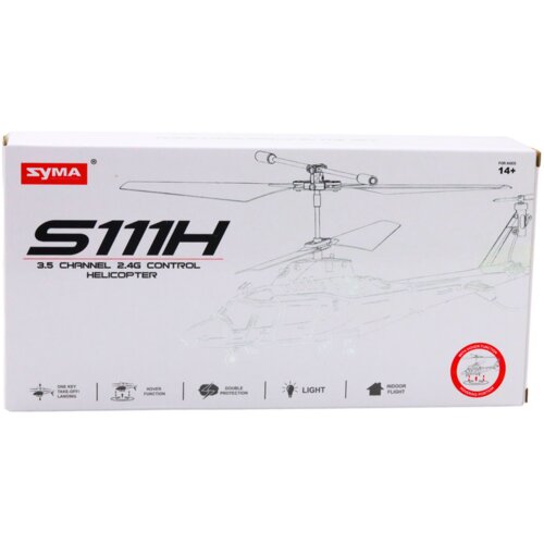  Helikopter na daljinsko upravljanje Gyroscope Syma S111H - crveno/bijeli Slike