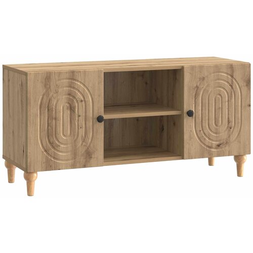 vidaXL TV omarica Artisan hrast 102 x 34,5 x 50 cm Inženirski les, (5000210456) Cene